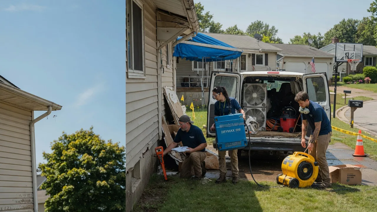 Ceiling Leak Cleanup in Underwood, IN near me
